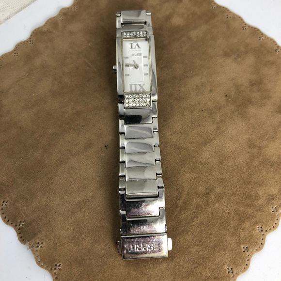 Esprit Radiant Face Silver Band Crystals Business - Picture 7 of 8